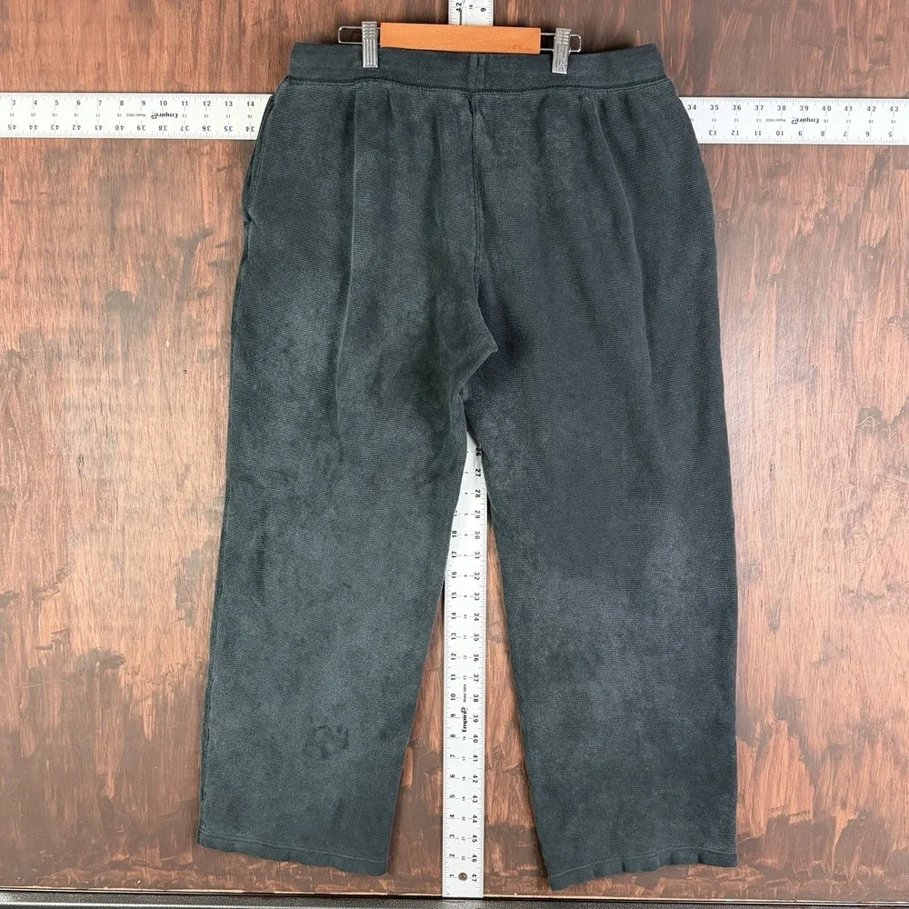 Polo Ralph Lauren Pajama Pants Waffle Knit‎ Thermal Lounge Black Red Bred Men XL